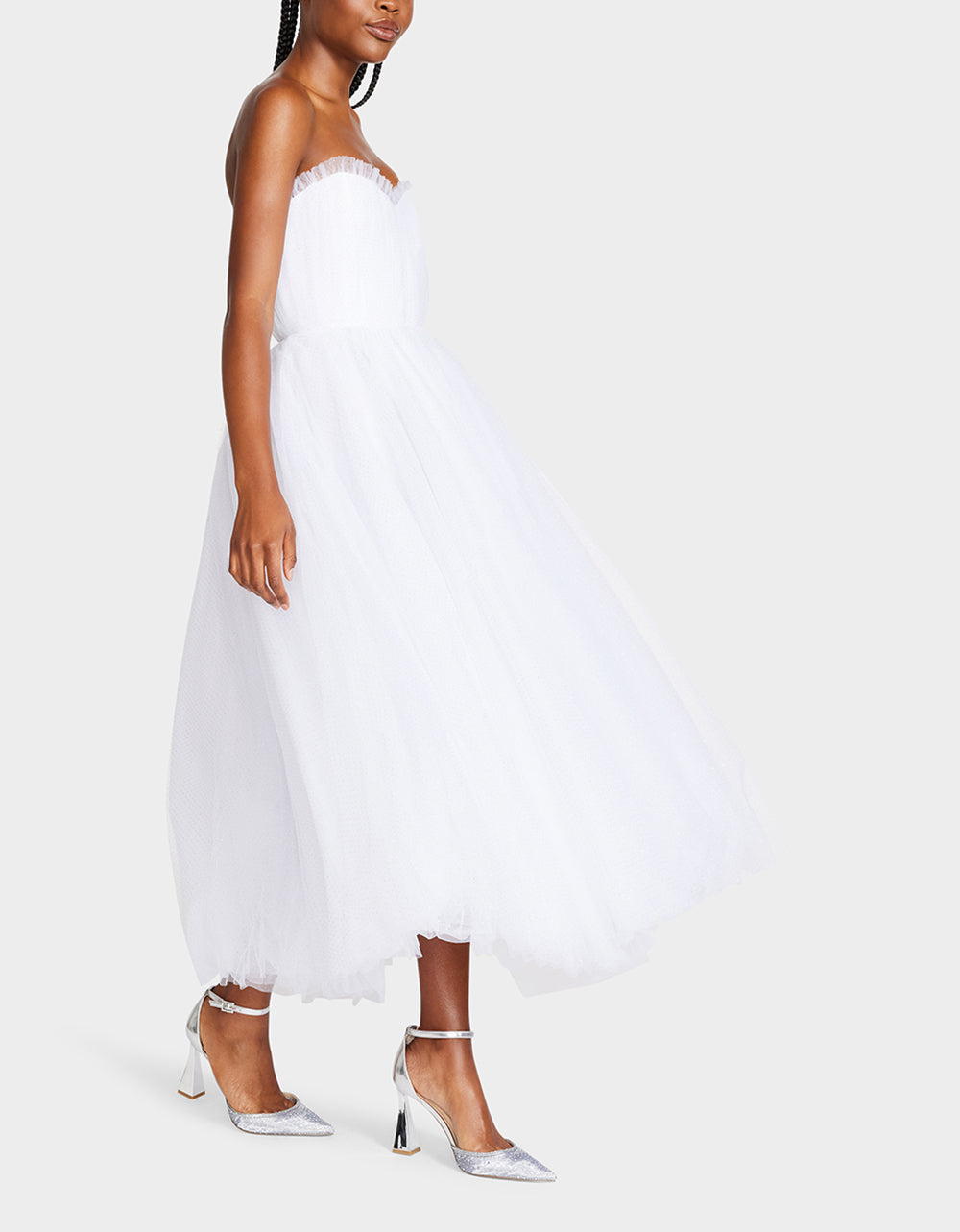 BRIDE VIBES TULLE DRESS WHITE | RE:LUV - Image 6
