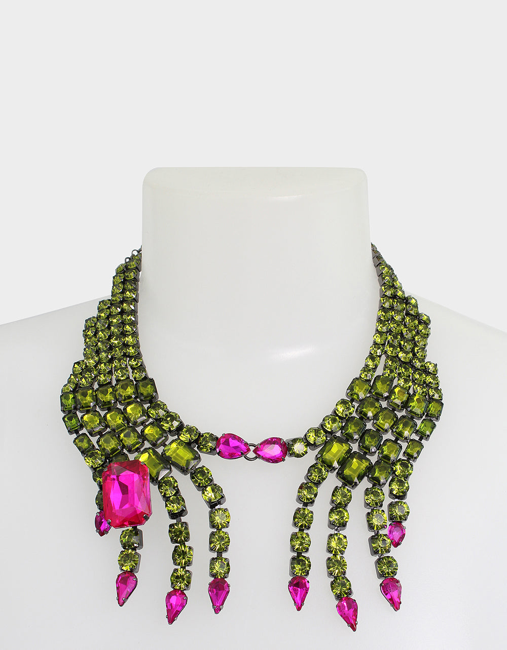 RICH WITCH BIB NECKLACE GREEN - Image 5