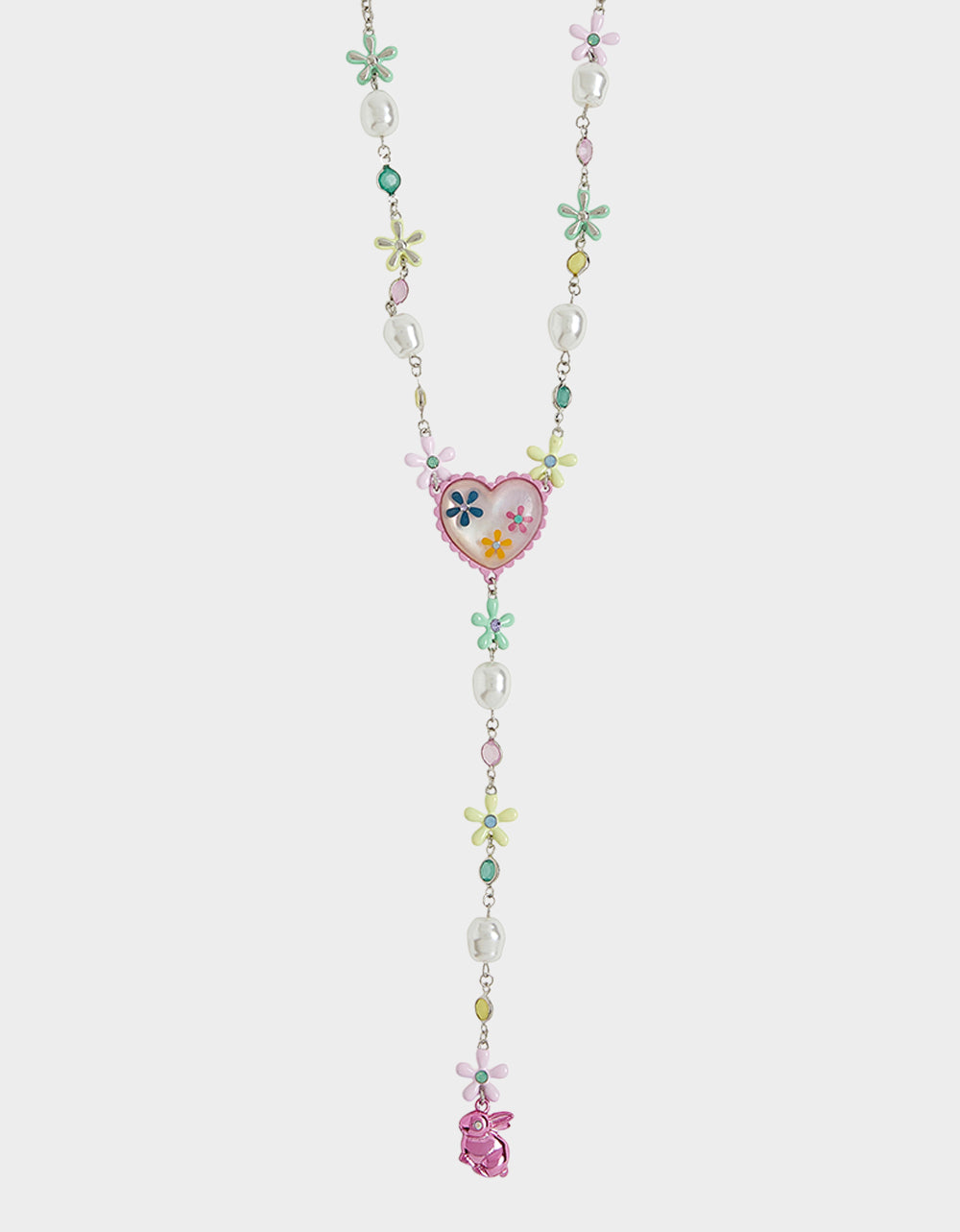 HOP TO IT FLOWER EGG Y NECKLACE MULTI - Image 2