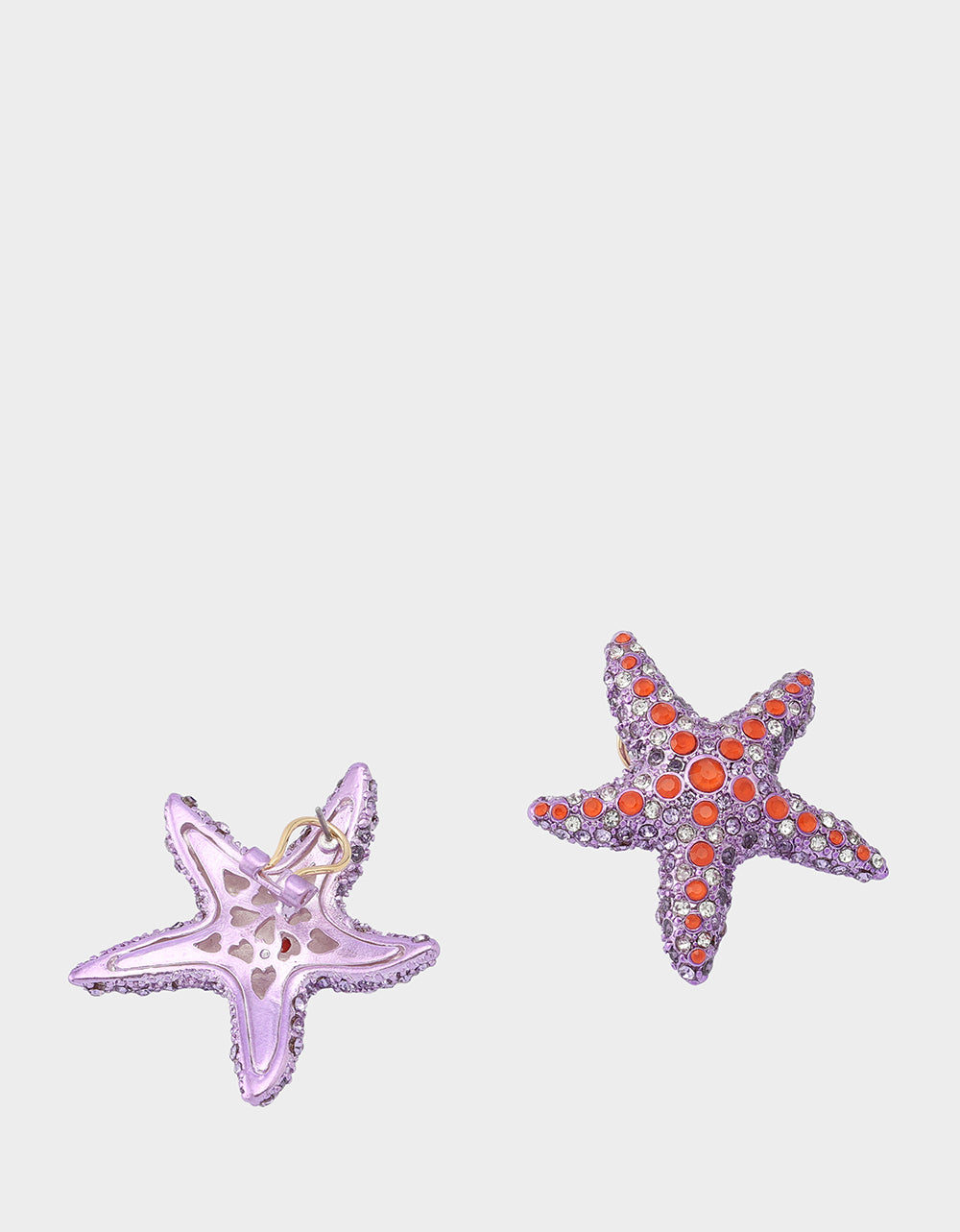 MERMAID JEWELS STARFISH STUDS PURPLE - Image 2