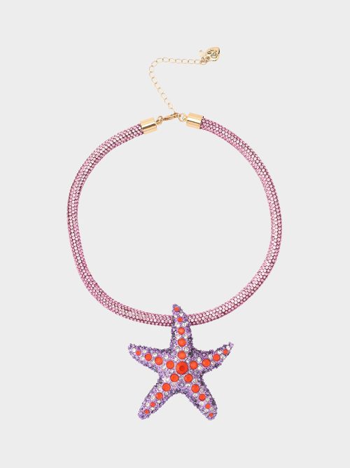 MERMAID JEWELS STARFISH PENDANT PURPLE