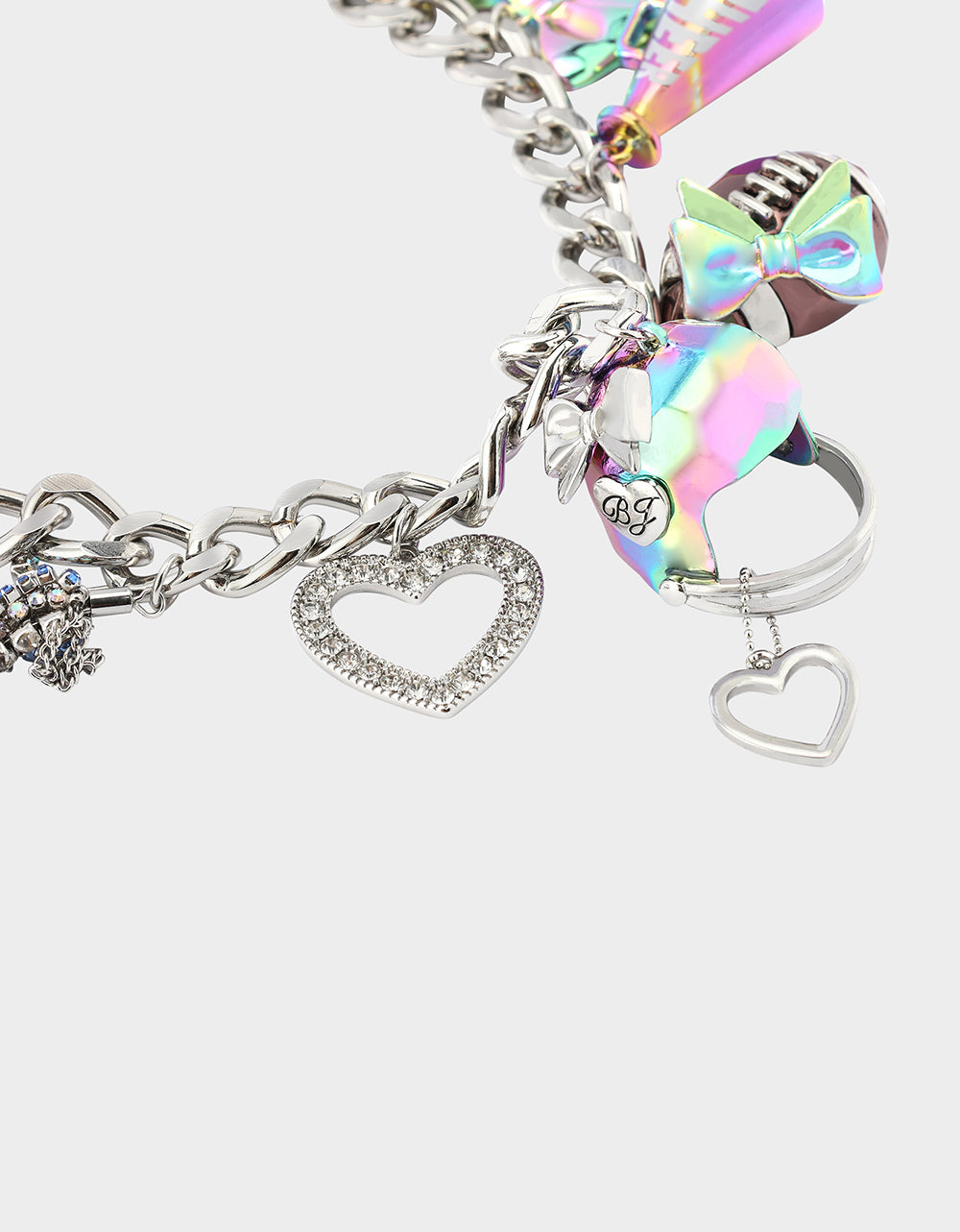 FOOTBALL CHARM NECKLACE MULTI - Image 2