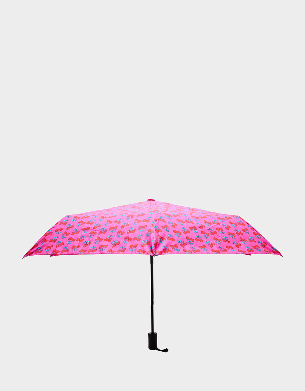BETSEY'S CHERRY HEART PRINT UMBRELLA PINK MULTI - Image 3