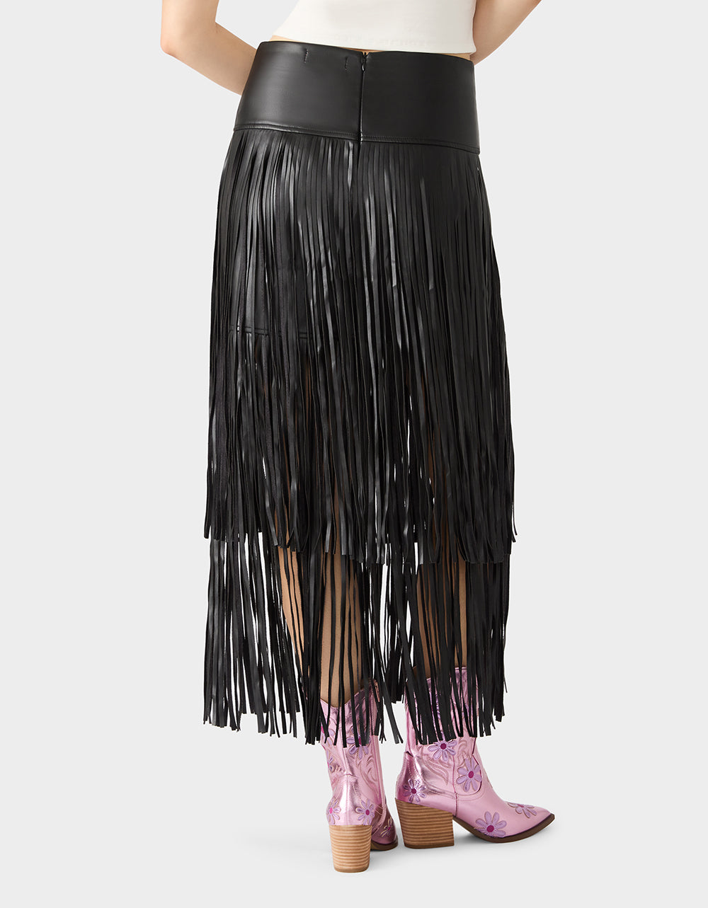 MIDNIGHT RODEO SKIRT BLACK - Image 5