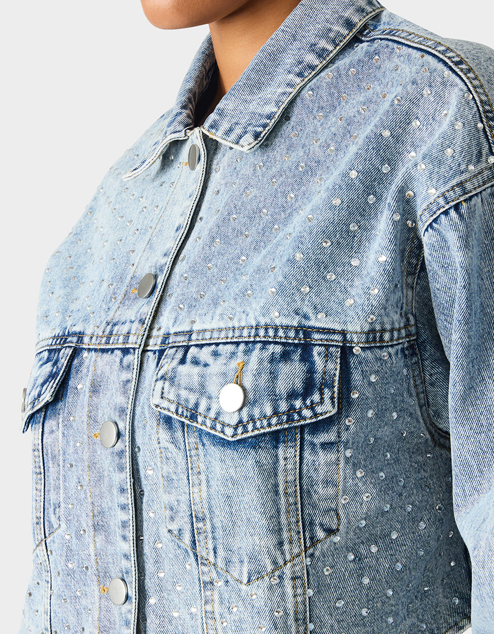SPARKLE DENIM JACKET - Image 2