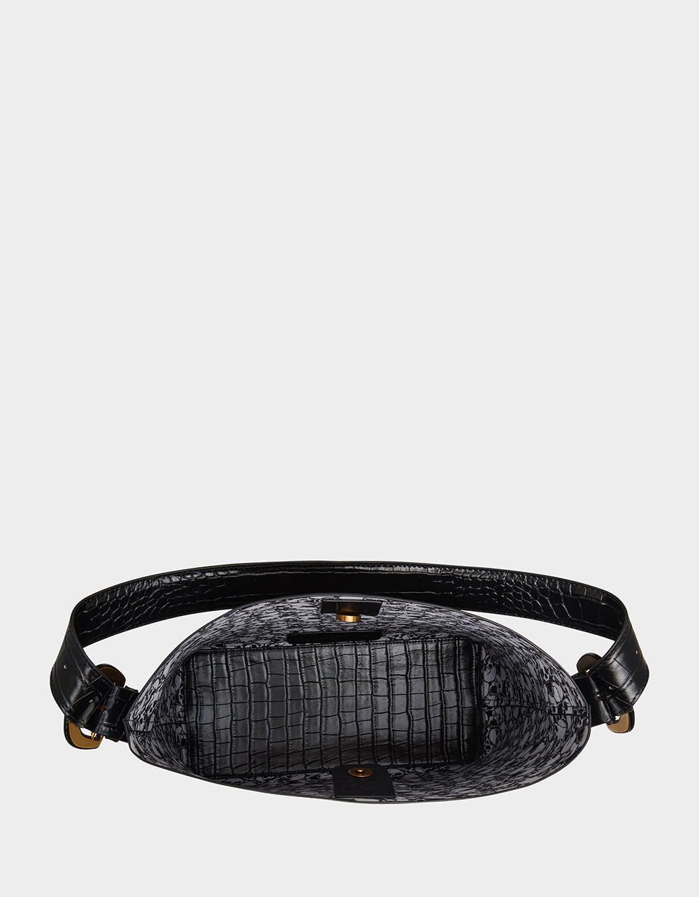 HEADQUARTERS BUCKET SHOULDER BAG BLACK - Image 4