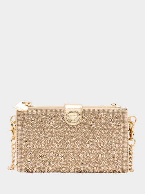 WALLET ON CHAIN PHONE HOLDER CHAMPAGNE