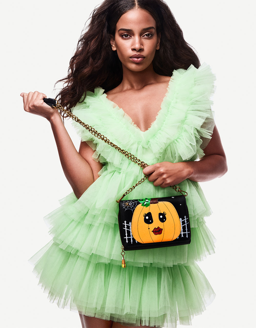 GOURDGOUS WALLET ON CHAIN BLACK MULTI - Image 2